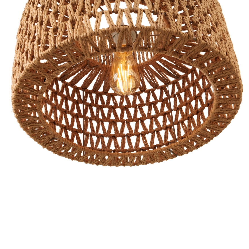 MAXLIGHT P0587 - Подвесная люстра RAFFLE 1xE27/15W/230V диаметр 40 см коричневый