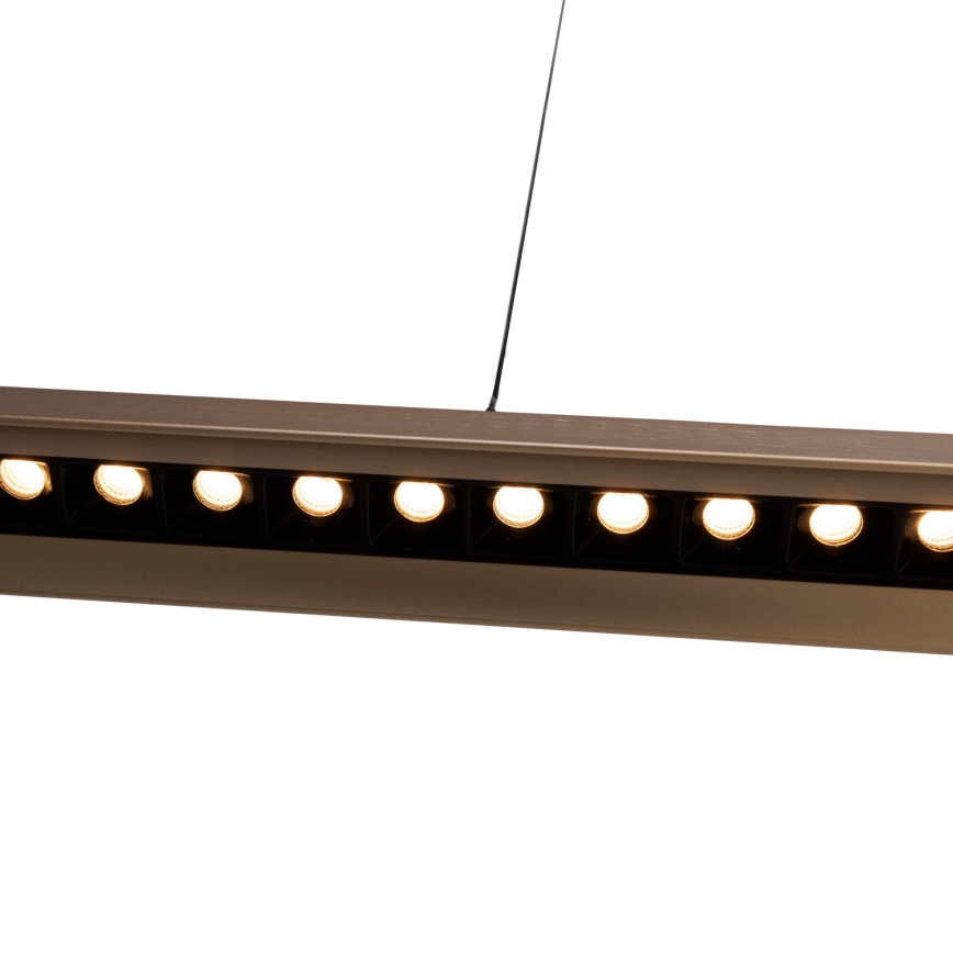 MAXLIGHT P0594 - Світлодіодна підвісна люстра з регулюванням яскравості JO-JO LED/38W/230V 2700/4500/5500K латунь