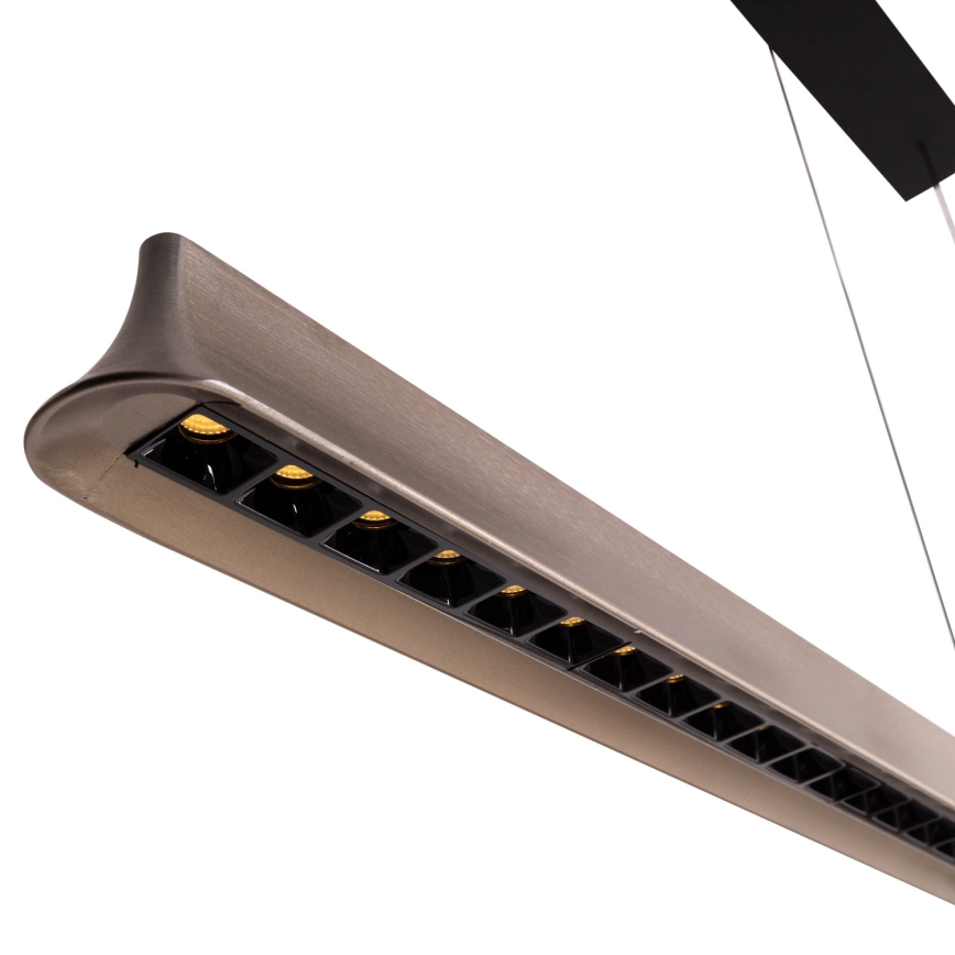 MAXLIGHT P0595 - Світлодіодна підвісна люстра з регулюванням яскравості JO-JO LED/38W/230V 2700/4500/5500K антрацит