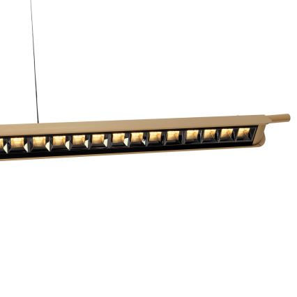 MAXLIGHT P0596 - димований LED-підвісний світильник на тросі JO-JO LED/40W/230V 2700/4500/5500K золотистий
