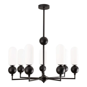 MAXLIGHT P0632 - Люстра на штанге NOVA 7xG9/7W/230V диам. 70 см чёрная