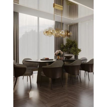 MAXLIGHT P0643 - LED-люстра на штанге ALLURE LED/51W/230V золотая