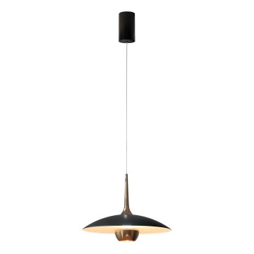 MAXLIGHT P0676 - LED-люстра на тросе MANUKA LED/12W/230V Ø 28 см золотая/черная
