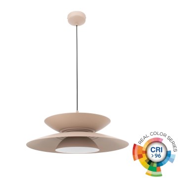 MAXLIGHT P0698 - светодиодная люстра на тросе MAYUMI LED/12W/230V Ø 50 см CRI 96 бежевая