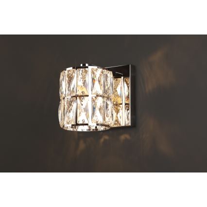 MAXLIGHT W0205 - Настінний світильник DIAMANTE 1xG9/42W/230V глянцевий хром