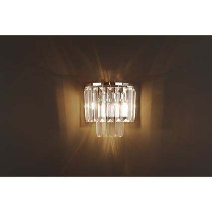 MAXLIGHT W0209 - Настінний світильник MONACO 2xG9/40W/230V глянцевий хром