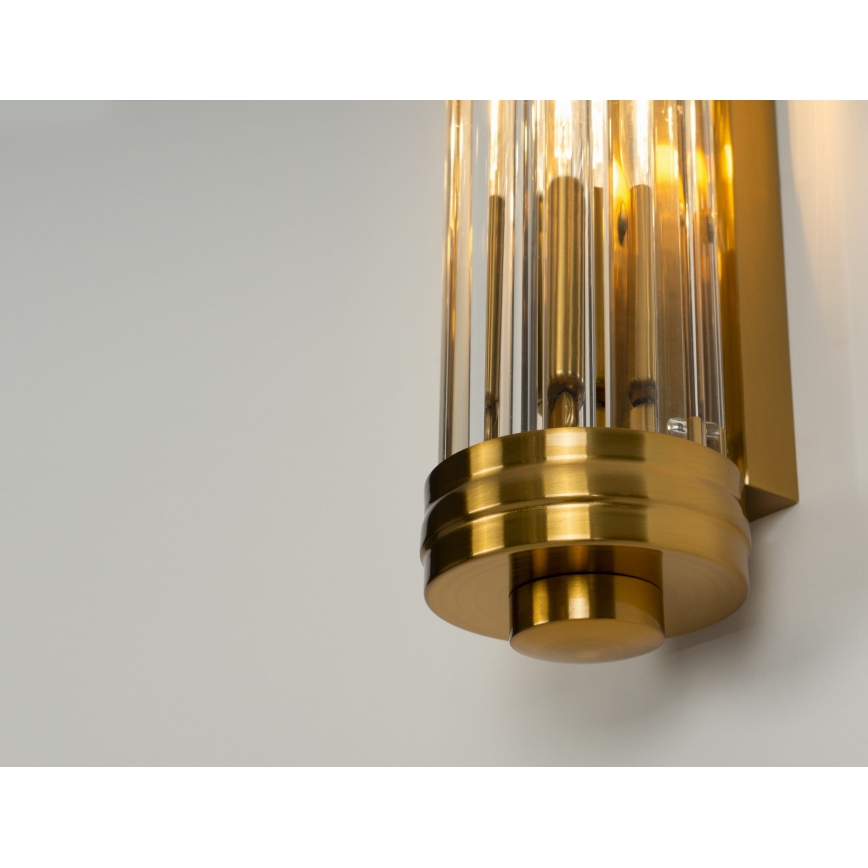 MAXLIGHT W0240 - Настінний світильник FLORENCE 2xE14/40W/230V золотий