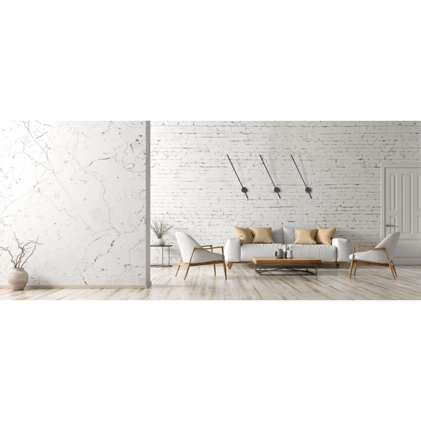 MAXLIGHT W0267 - Уличный светодиодный настенный светильник SPIDER LED/8,4W/230V IP44 черный