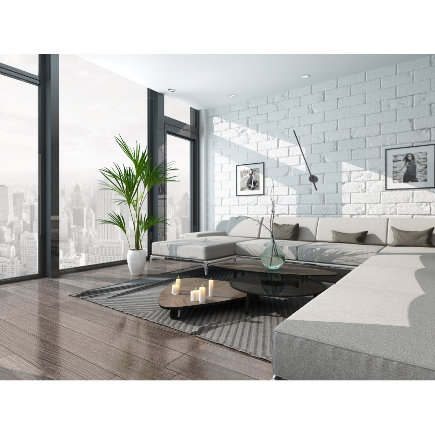 MAXLIGHT W0267 - Уличный светодиодный настенный светильник SPIDER LED/8,4W/230V IP44 черный