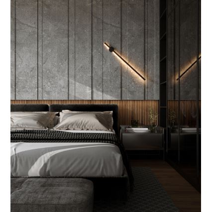 MAXLIGHT W0267 - Вуличний світлодіодний настінний світильник SPIDER LED/8,4W/230V IP44 чорний