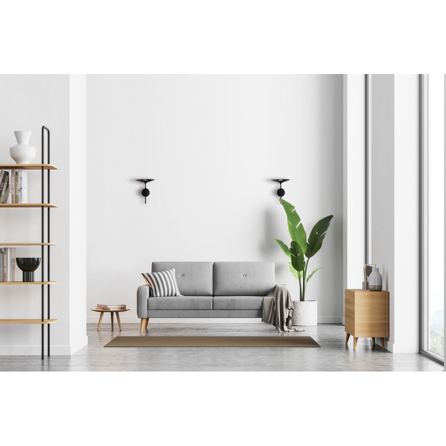 MAXLIGHT W0303 - Светодиодная настенная лампа HANA LED/6W/230V черный