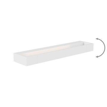 MAXLIGHT W0306 - LED Настінний світильник для ванної кімнати FLINK LED/12W/230V 45 cm IP44 білий