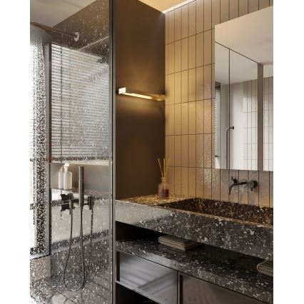 MAXLIGHT W0309 - LED Настінний світильник для ванної кімнати FLINK LED/18W/230V 60 cm IP44 чорний