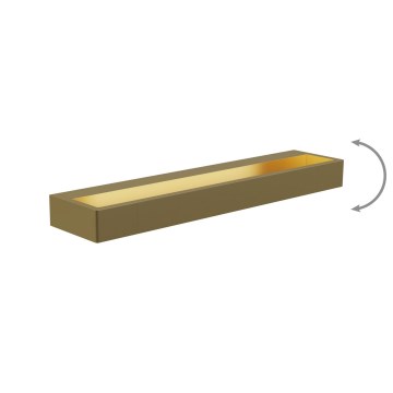 MAXLIGHT W0318 - LED Настінний світильник для ванної кімнати FLINK LED/12W/230V 45 cm IP44 золотий