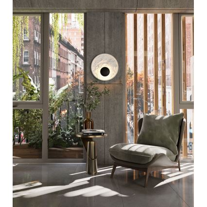 MAXLIGHT W0325 - Светодиодный настенный светильник OYAKA LED/5W/230V диаметр 29 см белый/черный