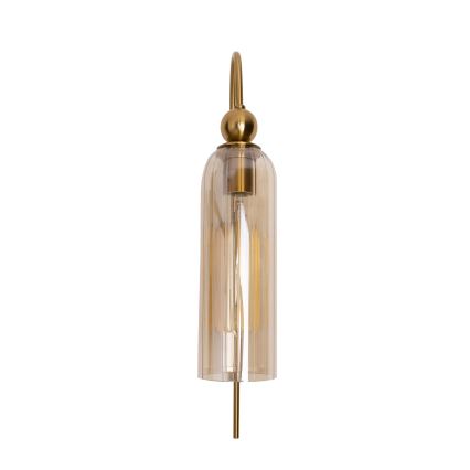 MAXLIGHT W0332 - Настінна лампа CAMPANILA 1xE27/40W/230V латунь/бежевий