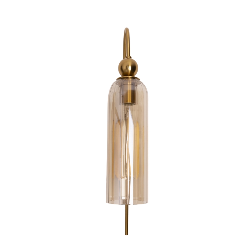 MAXLIGHT W0332 - Настінна лампа CAMPANILA 1xE27/40W/230V латунь/бежевий