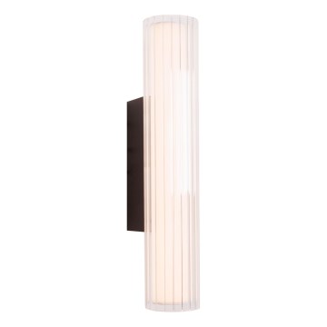 MAXLIGHT W0363 - LED Настінний світильник для ванної кімнати FAYETTE LED/6W/230V 31 cm IP44 чорний