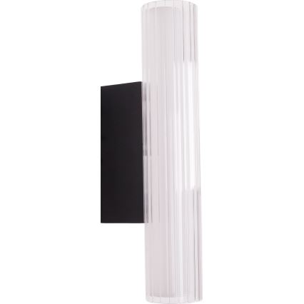 MAXLIGHT W0363 - LED Настінний світильник для ванної кімнати FAYETTE LED/6W/230V 31 cm IP44 чорний