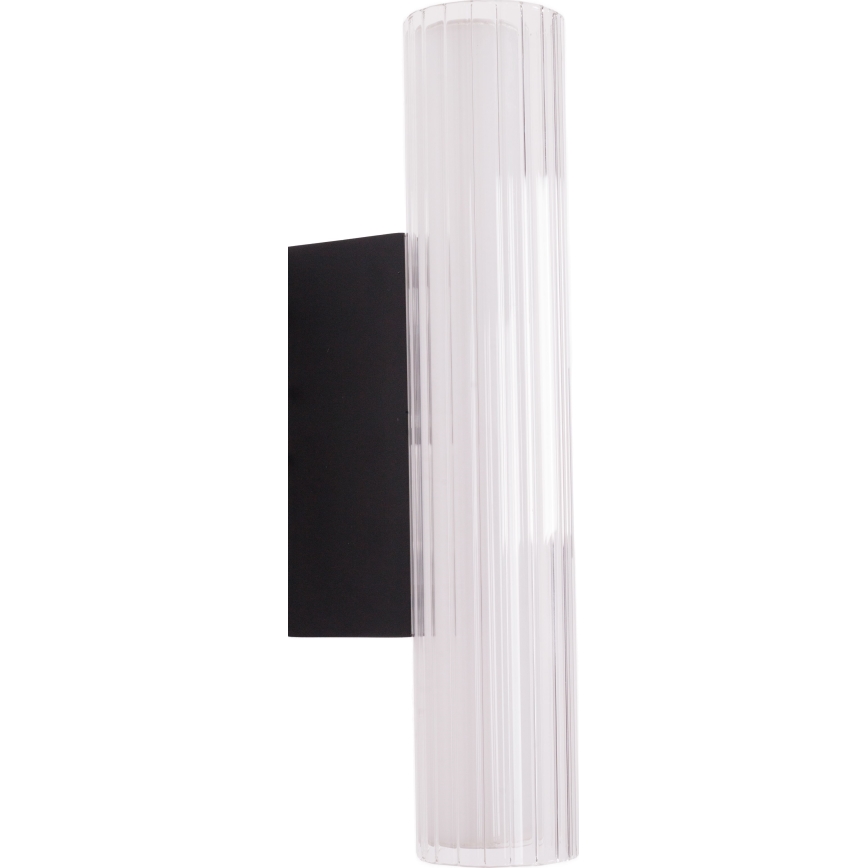 MAXLIGHT W0363 - LED Настінний світильник для ванної кімнати FAYETTE LED/6W/230V 31 cm IP44 чорний