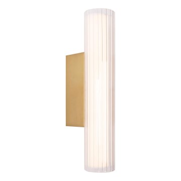 MAXLIGHT W0364 - LED Настінний світильник для ванної кімнати FAYETTE LED/6W/230V 31 cm IP44 золотий