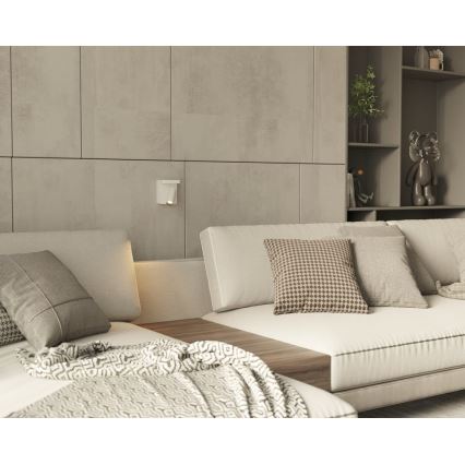 MAXLIGHT W0373 - Светодиодный настенный точечный светильник с беспроводной зарядкой LOFER LED/7W/230V белый