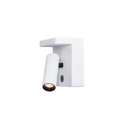 MAXLIGHT W0373 - Світлодіодний настінний точковий світильник з бездротовою зарядкою LOFER LED/7W/230V білий