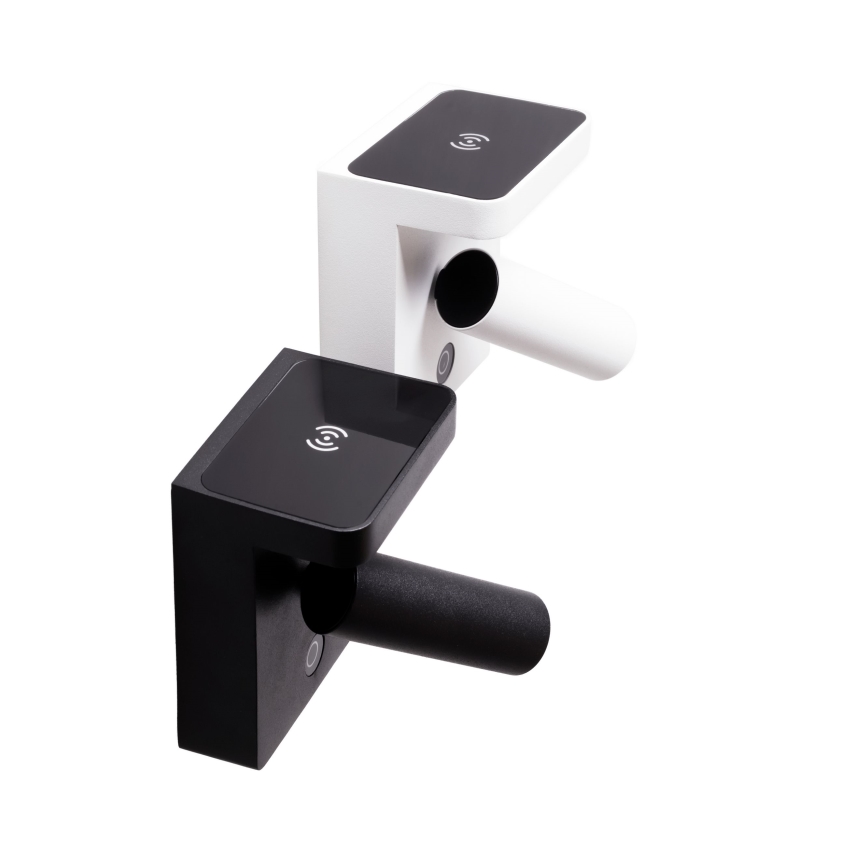 MAXLIGHT W0373 - Світлодіодний настінний точковий світильник з бездротовою зарядкою LOFER LED/7W/230V білий