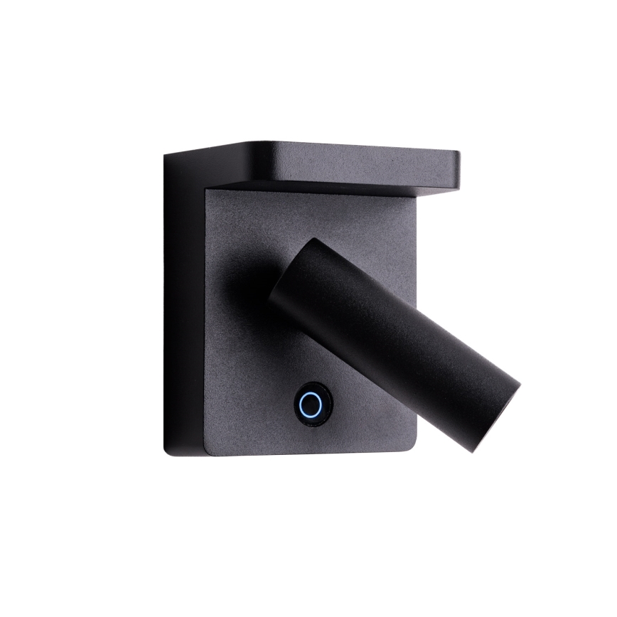 MAXLIGHT W0374 - Светодиодный настенный точечный светильник с беспроводной зарядкой LOFER LED/7W/230V черный