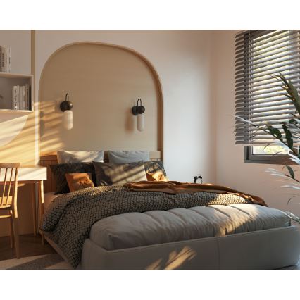 MAXLIGHT W0381 - Настінна лампа ROMA 1xG9/12W/230V чорний