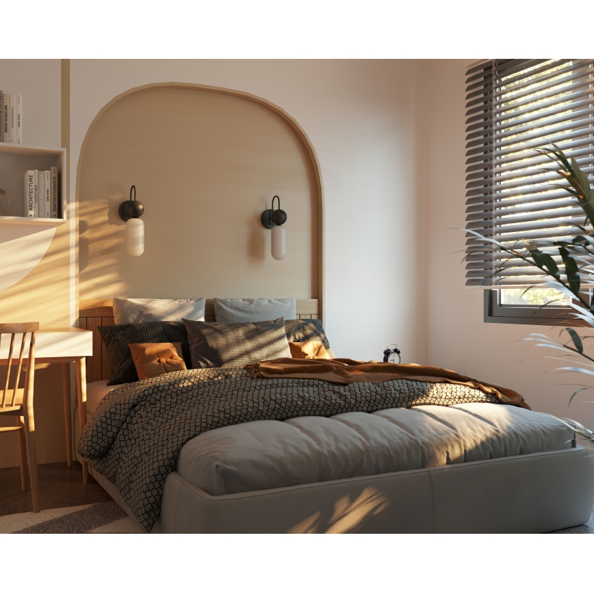 MAXLIGHT W0381 - Настінна лампа ROMA 1xG9/12W/230V чорний