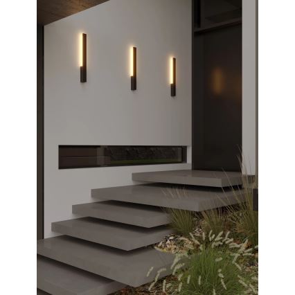 MAXLIGHT W0458 - LED Зовнішній настінний світильник KAPRUN LED/6W/230V CRI 93 IP65 чорний
