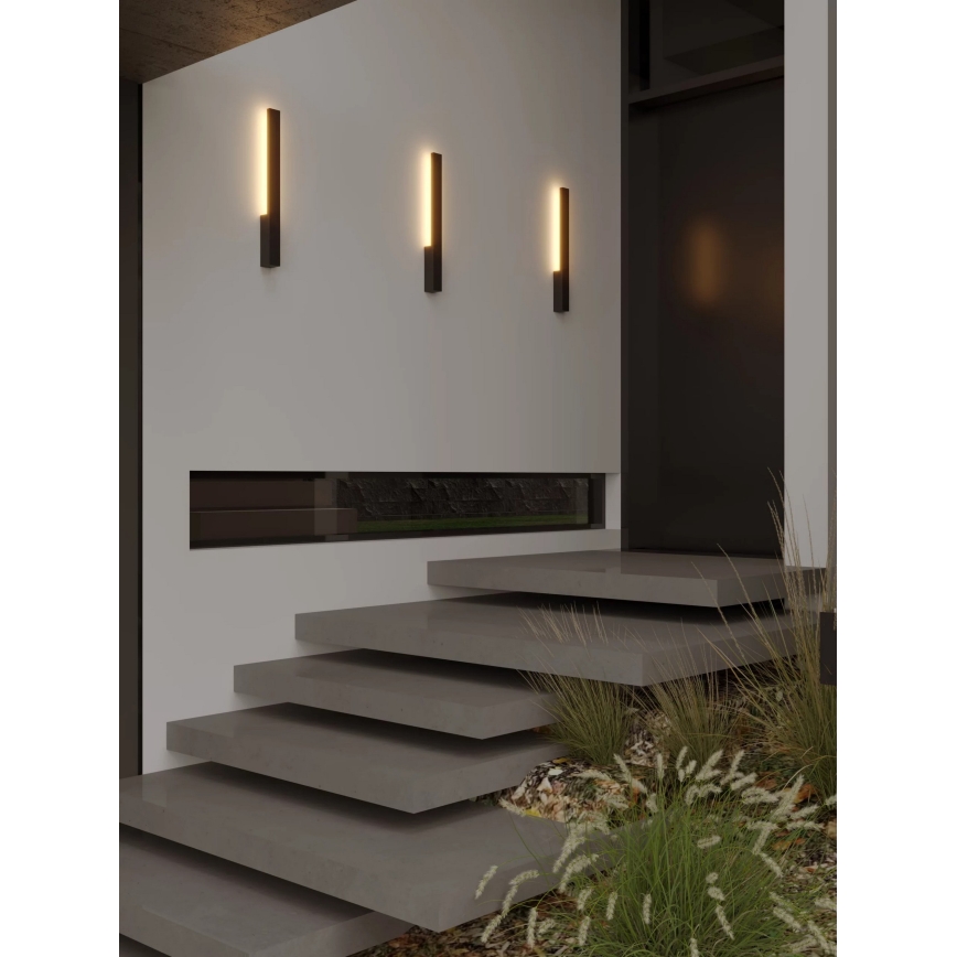 MAXLIGHT W0458 - LED Зовнішній настінний світильник KAPRUN LED/6W/230V CRI 93 IP65 чорний