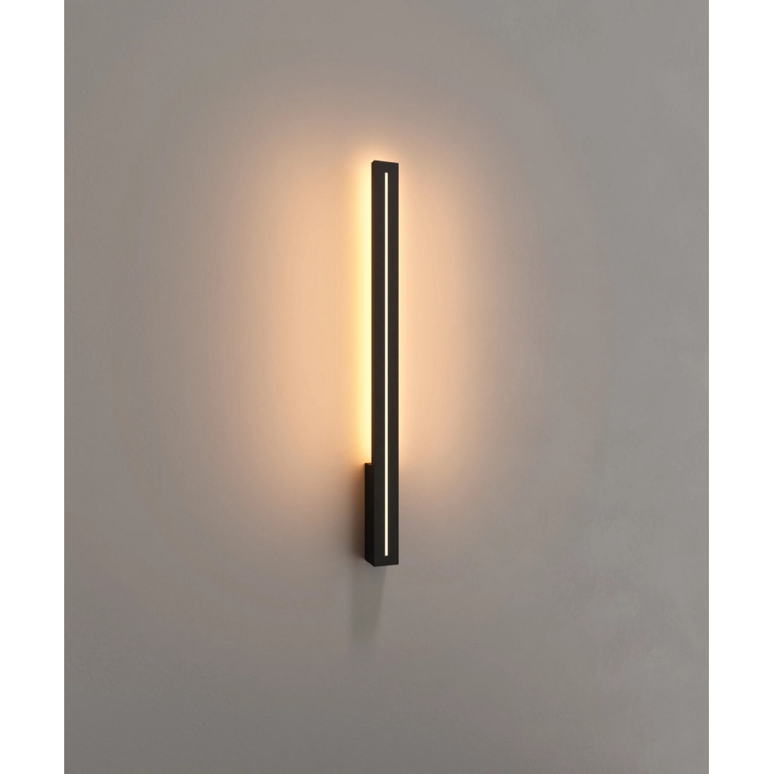 MAXLIGHT W0460 - LED Зовнішній настінний світильник MOENA LED/15W/230V CRI 93 IP65 чорний