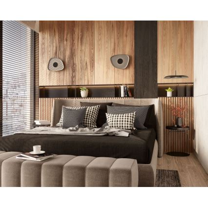 MAXLIGHT W0558 - Світлодіодний настінний світильник DEUX LED/5W/230V чорний