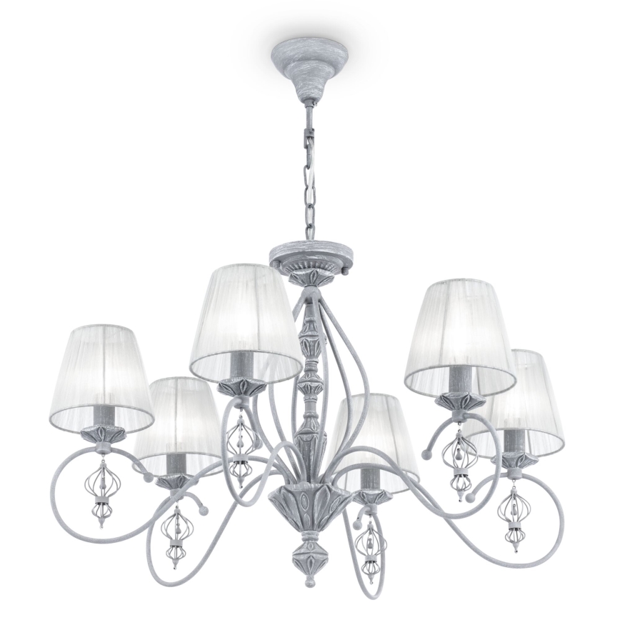 Maytoni ARM154-06-S - Люстра на ланцюгу MONSOON 6xE14/40W/230V