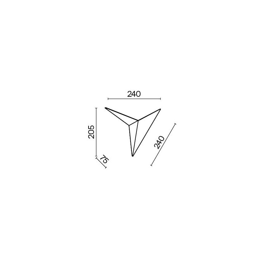 Maytoni C808WL-L3B - Світлодіодний настінний світильник TRAME LED/3W/230V чорний