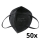 Media Sanex Респиратор FFP2 NR / KN95 черный 50 шт.