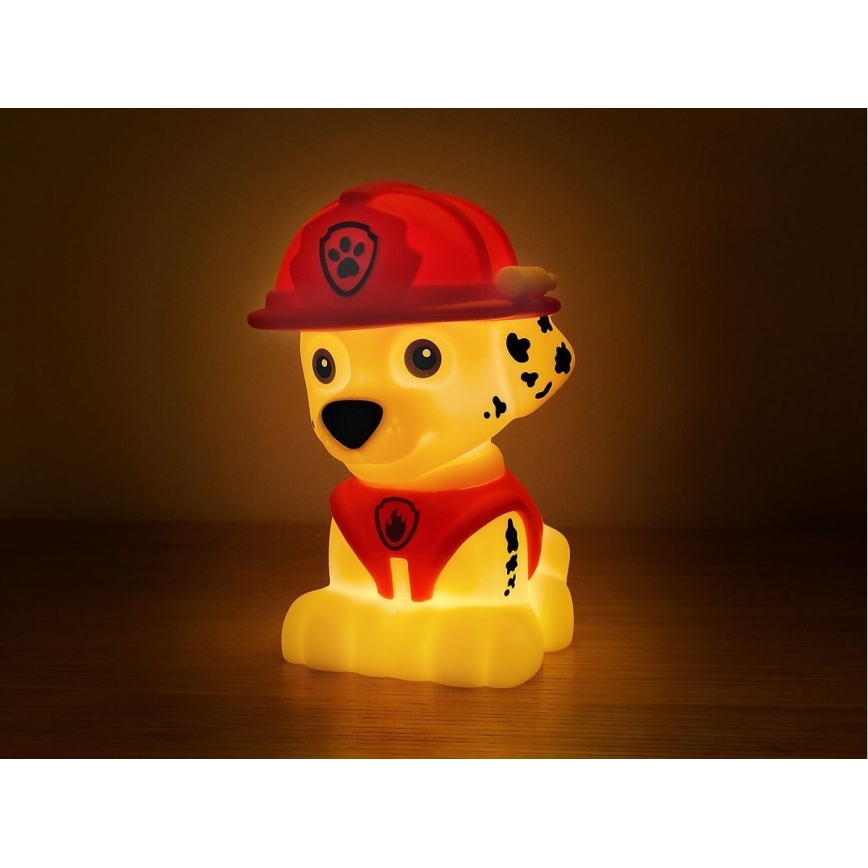 MegaLight - LED Акумуляторна дитяча лампа з регулюванням яскравості PAW PATROL MARSHALL LED/5V