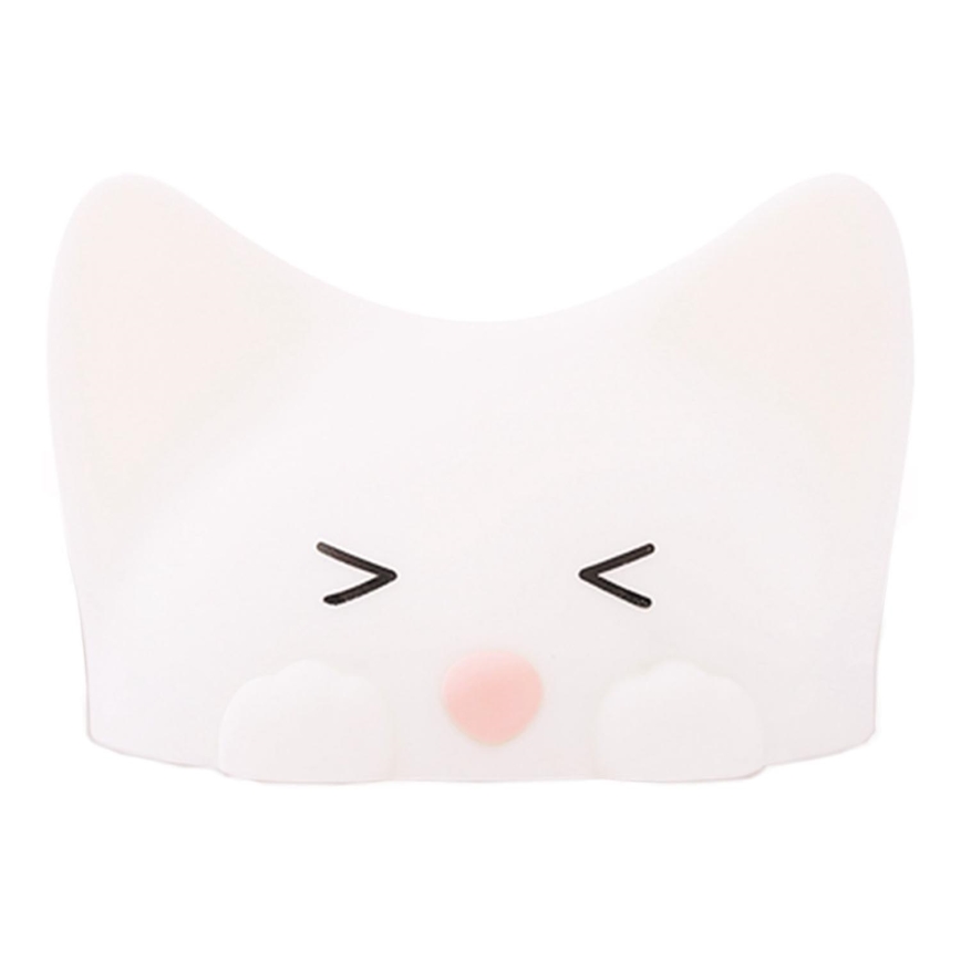 MegaLight - LED RGB Акумуляторна дитяча сенсорна лампа з регулюванням яскравості CATTY CAT LED/5V