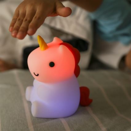 MegaLight - LED RGB Акумуляторна дитяча сенсорна лампа з регулюванням яскравості MAGGY MAGIC LED/5V