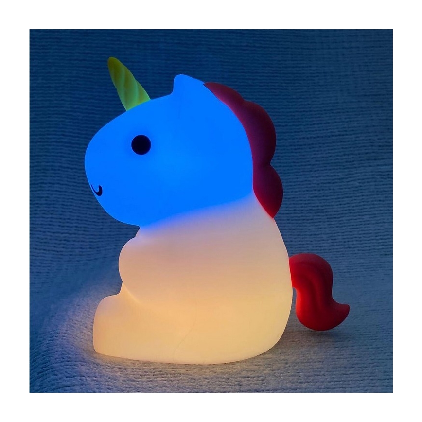 MegaLight - LED RGB Акумуляторна дитяча сенсорна лампа з регулюванням яскравості MAGGY MAGIC LED/5V