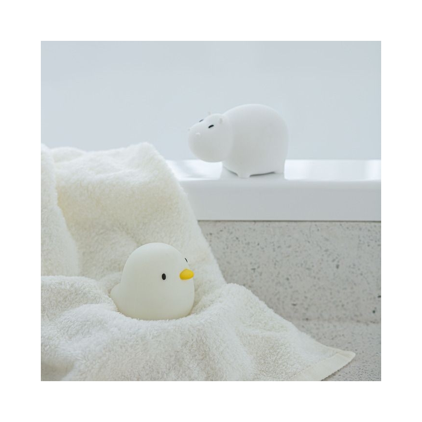 MegaLight - LED RGB Акумуляторна дитяча сенсорна лампа для ванни SWIMMY DUCK LED/5V IP67