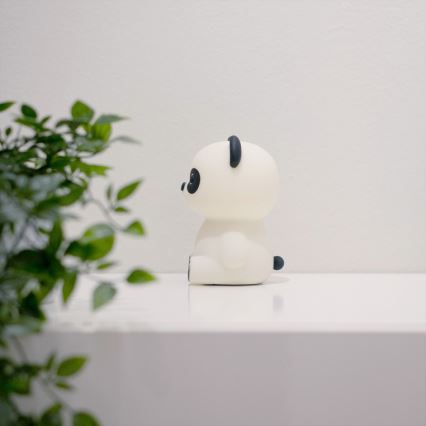 MegaLight - LED RGB Дитяча сенсорна лампа з регулюванням яскравості акумуляторна PADDY PANDA LED/5V