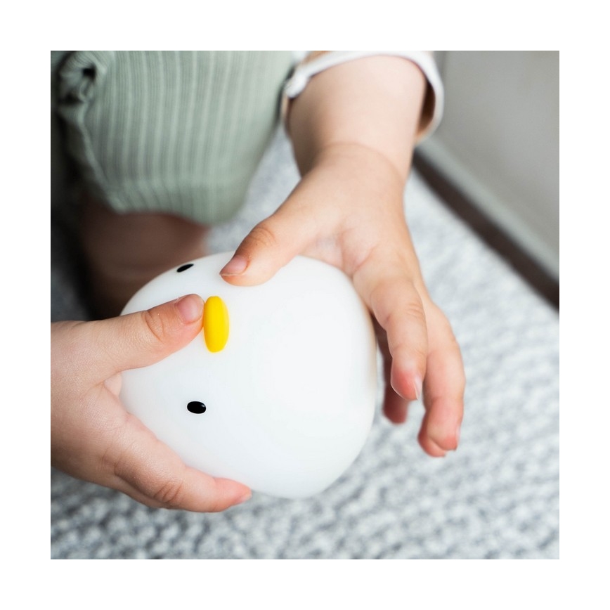 MegaLight - Светодиодная аккумуляторная детская сенсорная RGB-лампа для ванны SWIMMY DUCK LED/5V IP67