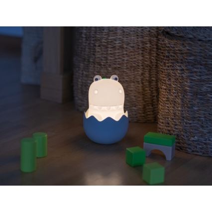 MegaLight - Светодиодная аккумуляторная детская сенсорная RGB-лампа с регулированием яркости DIGGY DINO LED/5V