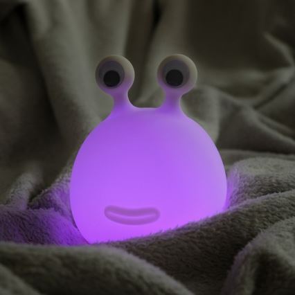 MegaLight - Светодиодная аккумуляторная детская сенсорная RGB-лампа с регулированием яркости MOMO MOON LED/5V
