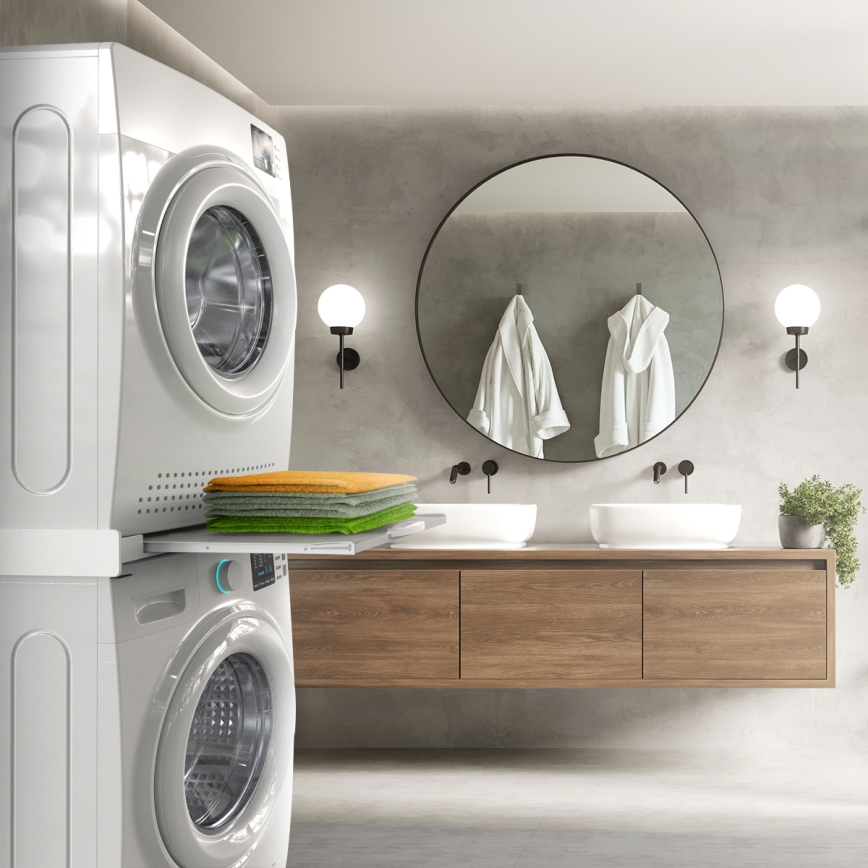 Meliconi 656114 - Проставка между стиральной машиной и сушилкой, 70 см, белая