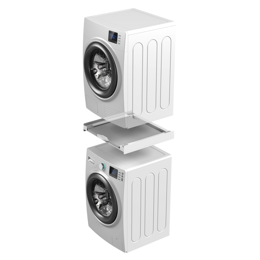 Meliconi 656114 - Проставка между стиральной машиной и сушилкой, 70 см, белая