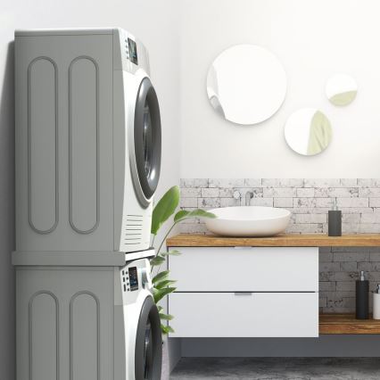 Meliconi 656116 - Проміжна вставка для пральної машини та сушарки 46 см біла